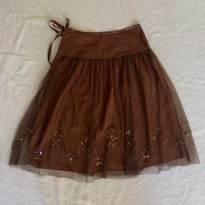 Brown Skirt